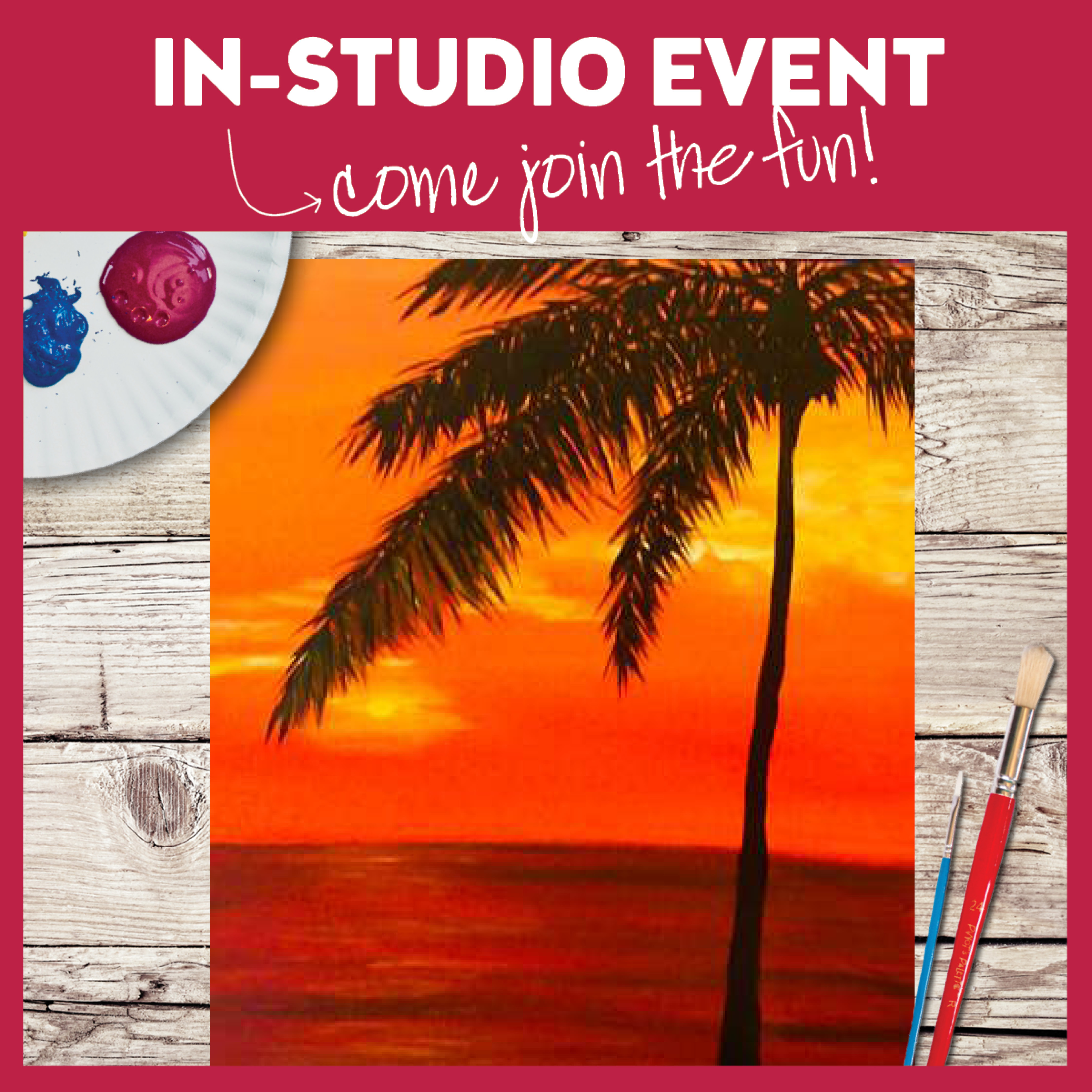 In Studio Class! Limited Seating!